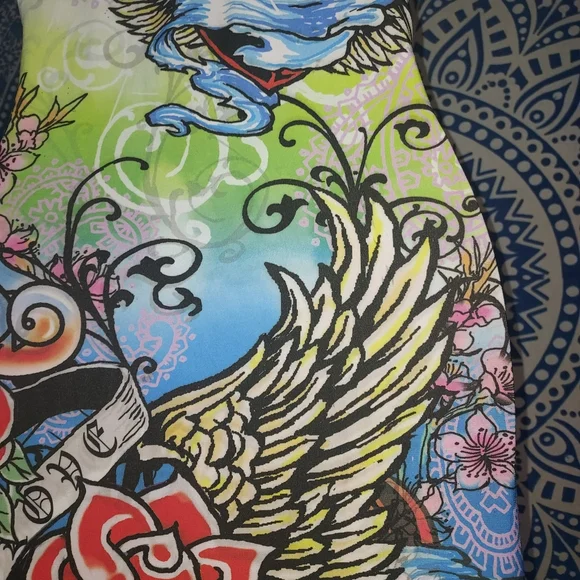 Colorful Graphic Vintage Tank Dress - Picture 6 of 8